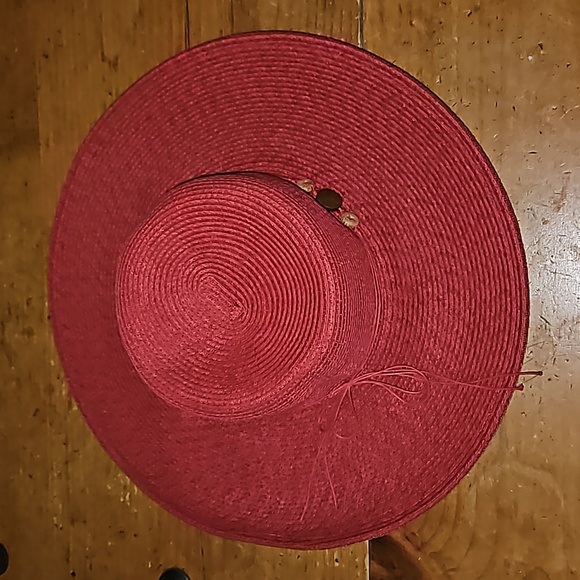 Beach Sun Hat with Button Details - Picture 2 of 9